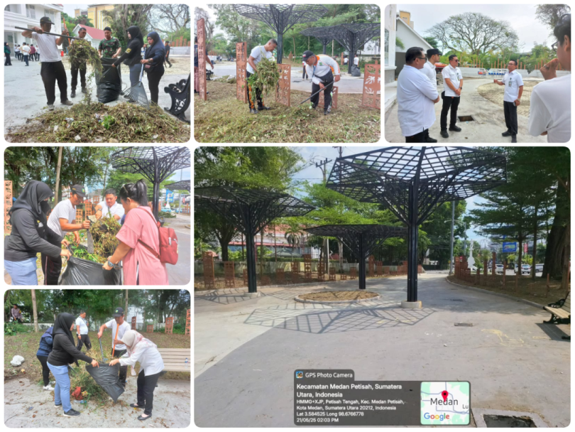 Gotong Royong di Taman Lili Suheri