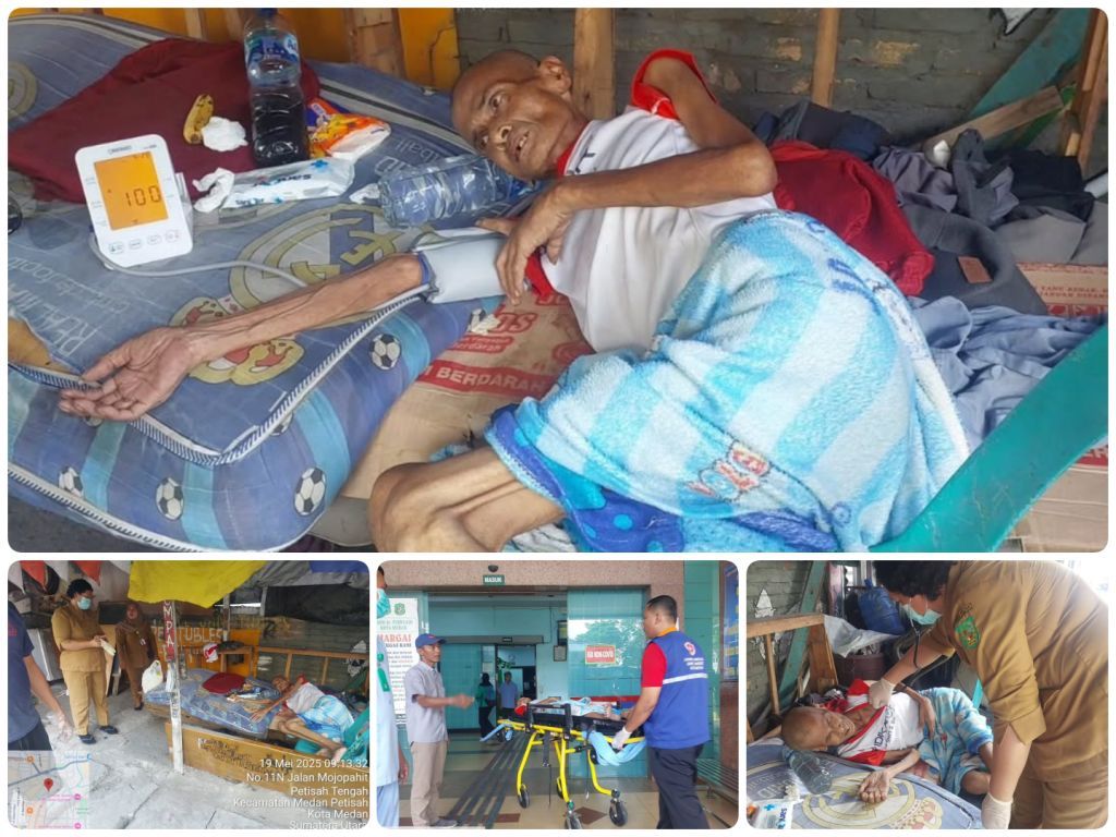 Membawa warga yang sedang sakit untuk berobat ke RS Pirngadi Medan