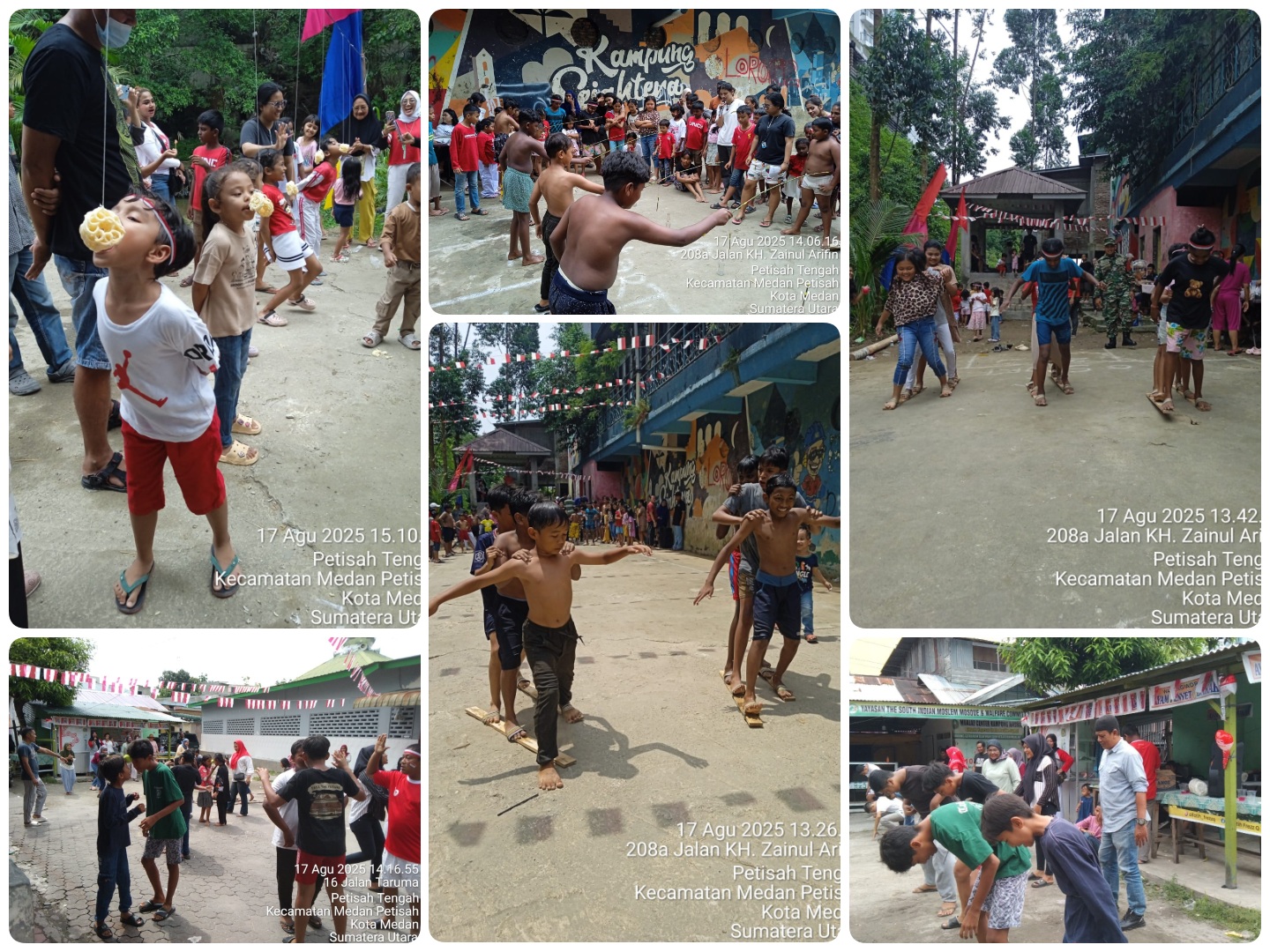 Keseruan dalam memeriahkan hari Kemerdekaan RI ke-80